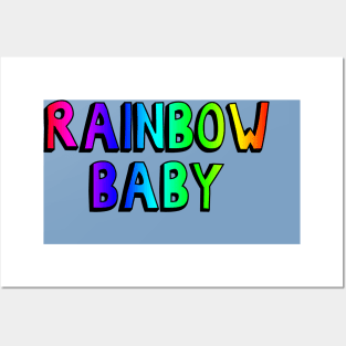 Rainbow Baby (Version 2) Posters and Art